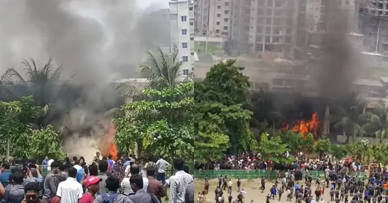 মাইলস্টোন স্কুলে বিমান বিধ্বস্তের ঘটনায় মঙ্গলবার রাষ্ট্রীয় শোক